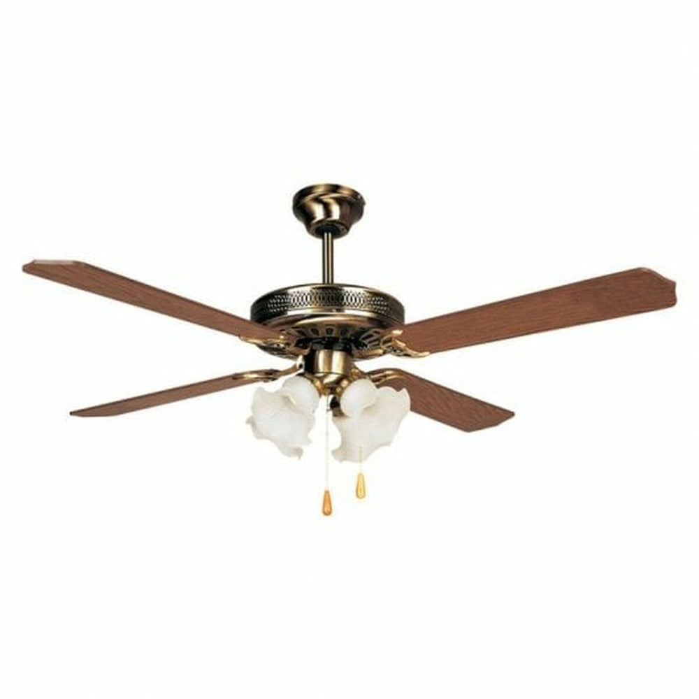 Ventilador de Techo con Luz Orbegozo Madera 60 W Ø 132 cm