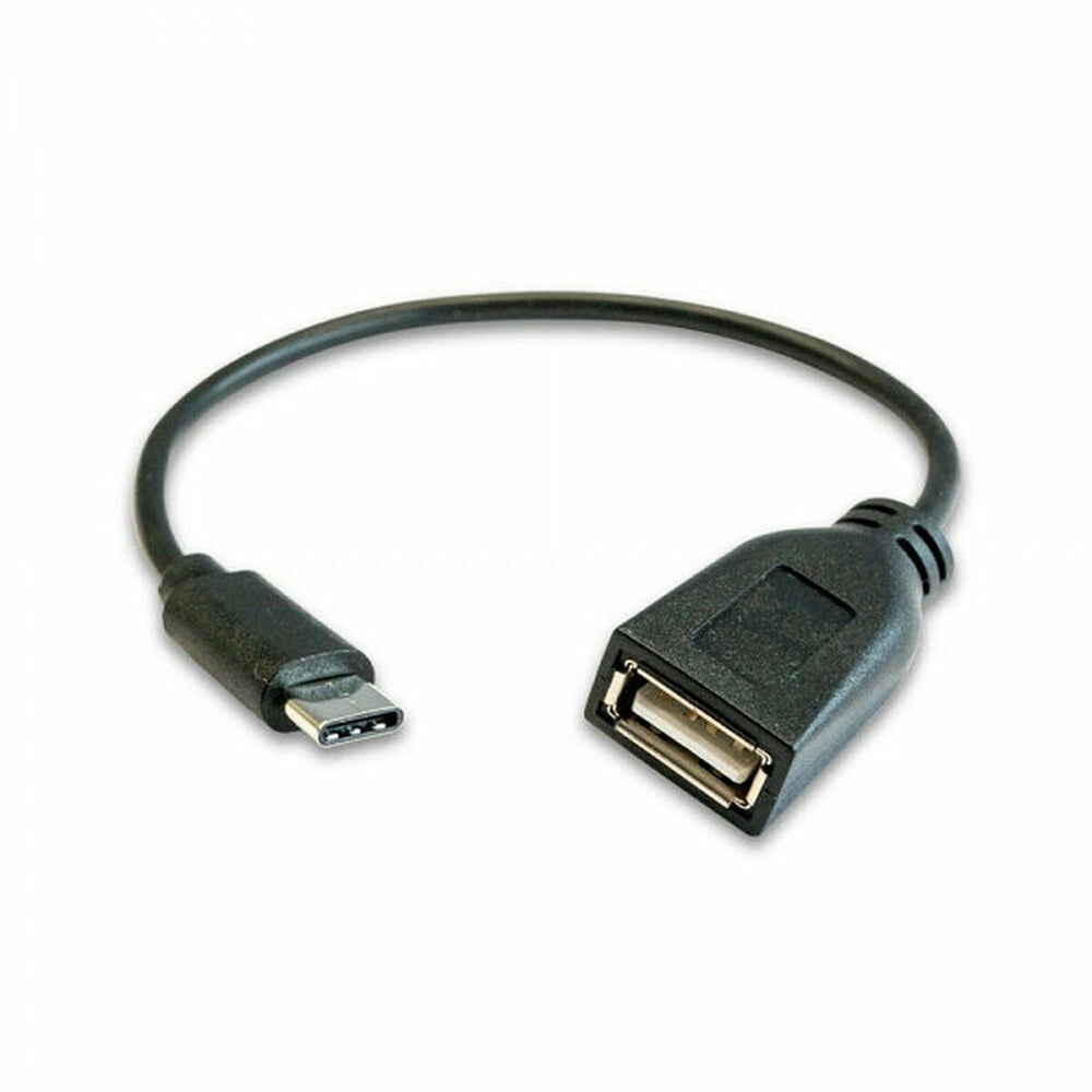Adaptador USB-C 3GO C135 Negro 20 cm