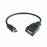Adaptador USB-C 3GO C135 Negro 20 cm