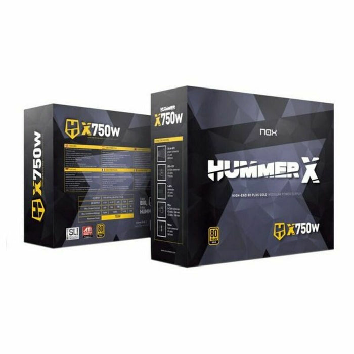 Fuente de Alimentación Gaming Nox Hummer X750W 750 W 80 Plus Gold