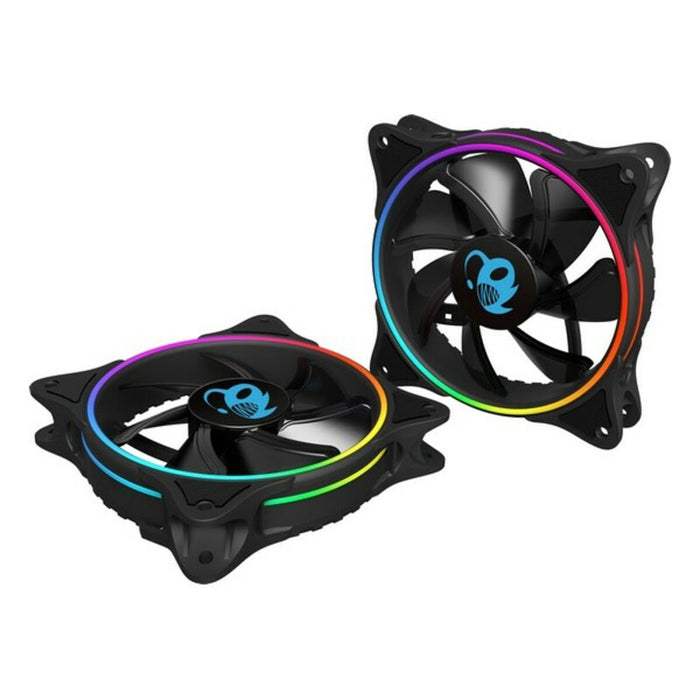 Ventilador de Caja CoolBox DEEP Iris Ø 12 cm 1100 rpm RGB Ø 12 cm