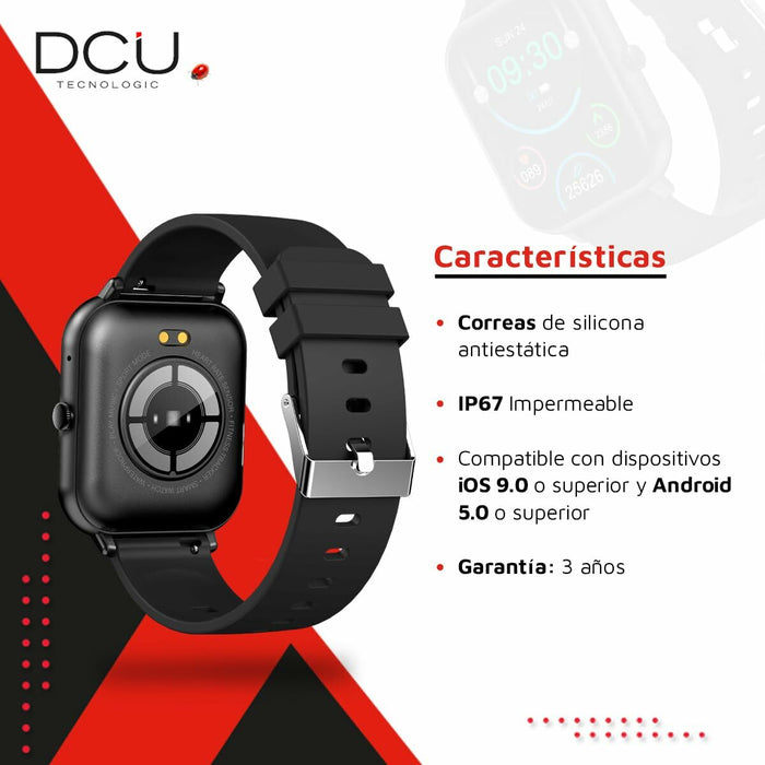 Smartwatch DCU 34157025 1,83" Negro