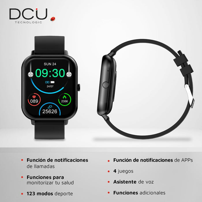Smartwatch DCU 34157025 1,83" Negro