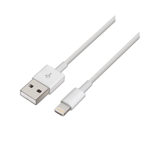 Cable USB a Lightning Aisens A102-0036 Blanco 2 m