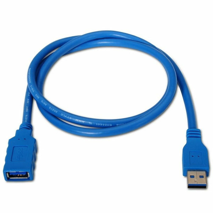 Cable Alargador USB Aisens A105-0045 Azul 1 m (1 unidad)