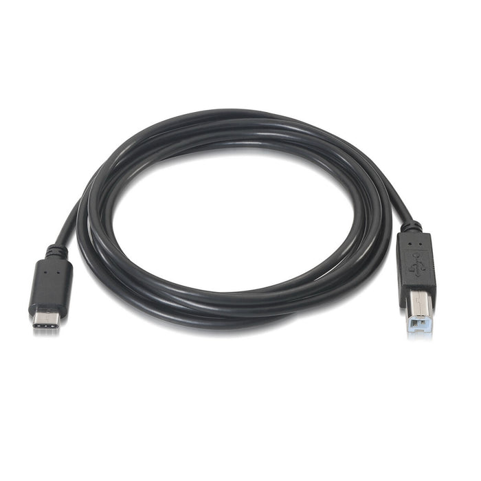 Cable USB-C a USB B Aisens A107-0053 1 m Negro