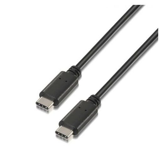 Cable USB-C Aisens A107-0055 Negro 50 cm