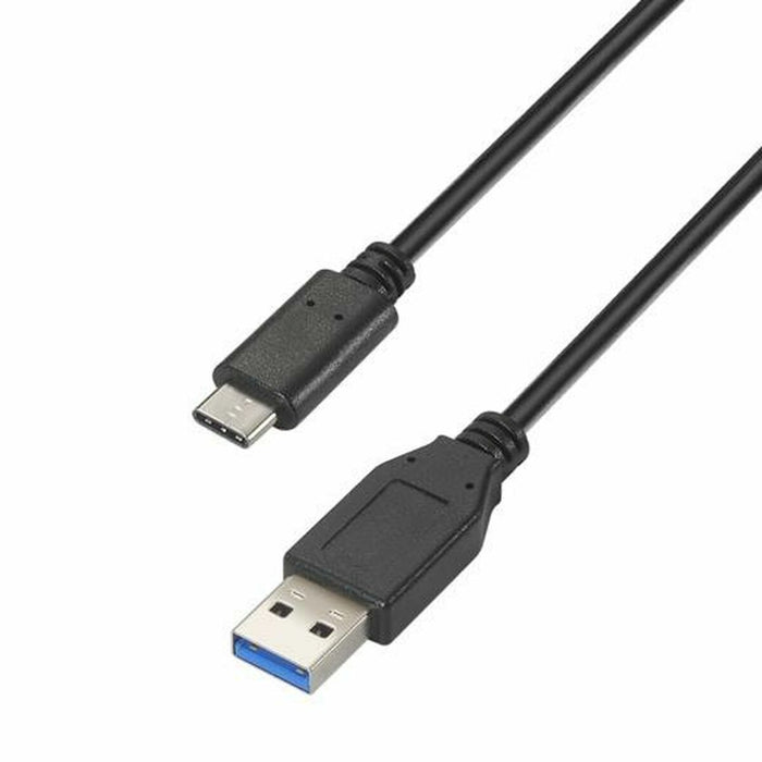 Cable USB-C a USB Aisens A107-0060 Negro 1 m