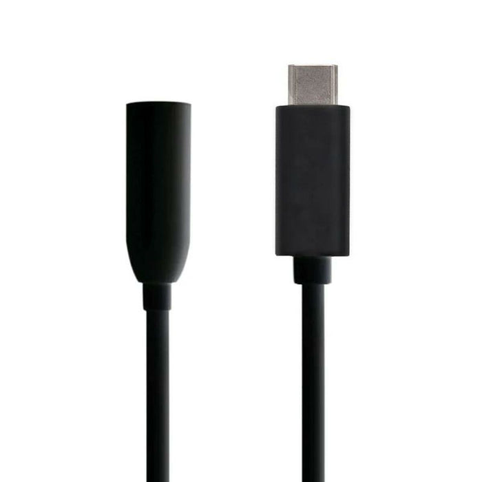 Adaptador USB-C a Jack 3.5 mm Aisens A109-0348 Negro 15 cm