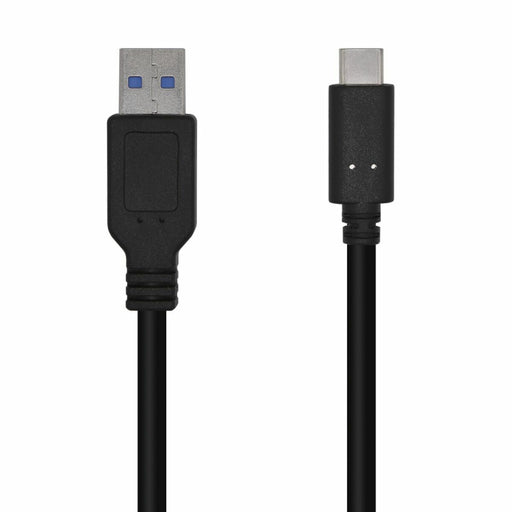 Cable USB A a USB-C Aisens A107-0450 1,5 m Negro