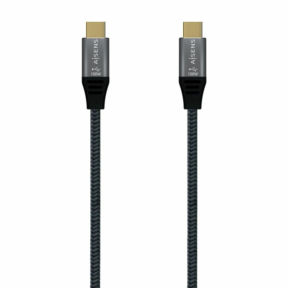 Cable USB-C Aisens A107-0629 2 m Gris (1 unidad)