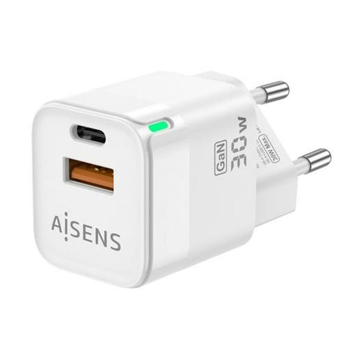 Cable USB Aisens ASCH-30W2P004-W Blanco