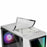 Caja Semitorre ATX Mars Gaming MC777W LED RGB Blanco
