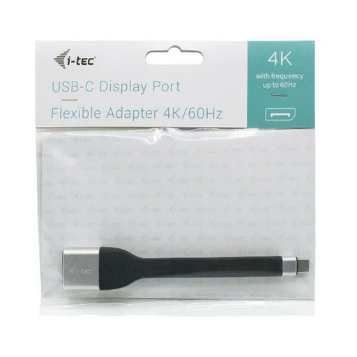 Adaptador USB-C a DisplayPort i-Tec C31FLATDP60HZ Negro