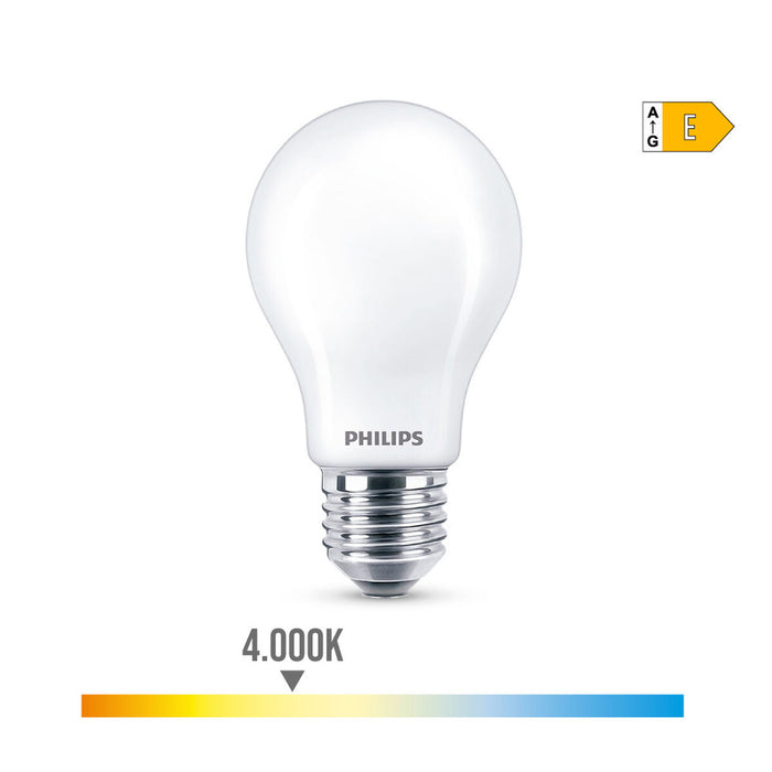 Bombilla LED Philips Standard E 8,5 W E27 1055 lm Ø 6 x 10,4 cm (4000 K)