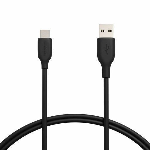 Cable USB Amazon Basics 2.0-CM-AM-3FT Negro (Reacondicionado A+)