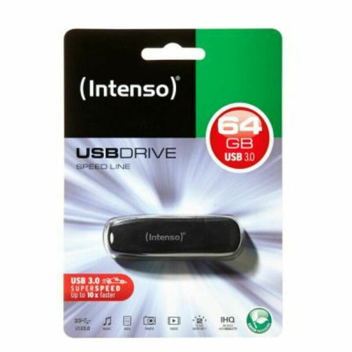 Memoria USB INTENSO USB 3.0 64 GB Negro 64 GB