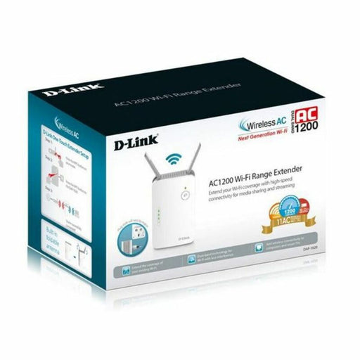 Repetidor Wifi D-Link DAP-1620 AC1200 10 / 100 / 1000 Mbps Blanco
