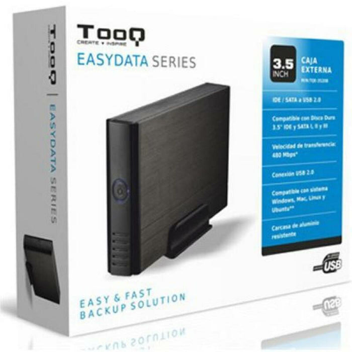 Caja Externa TooQ TQE-3520B HD 3.5" IDE / SATA III USB 2.0