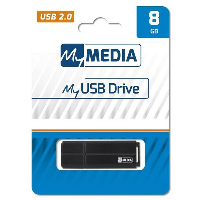 Memoria USB MyMedia Negro 8 GB
