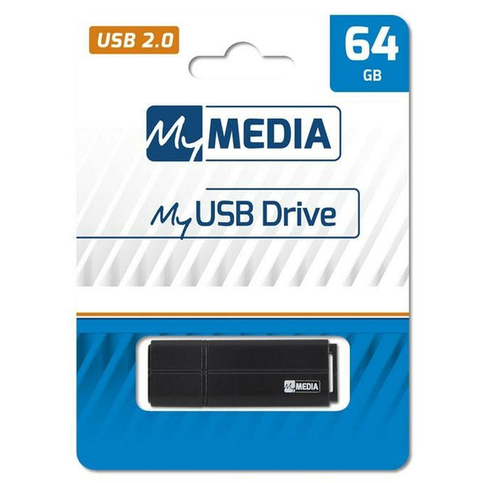 Pendrive MyMedia Negro 64 GB (10 Unidades)