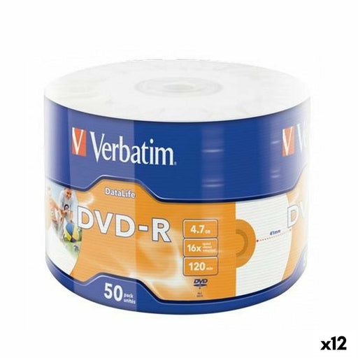 DVD-R Verbatim 4,7 GB 16x (12 Unidades)