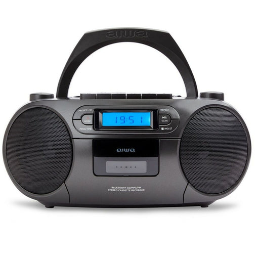 Radio CD Aiwa BBTC-550BK Bluetooth 5.0 Negro Pantalla LCD