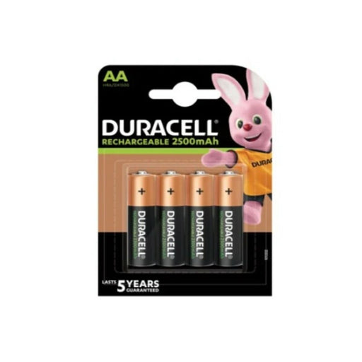 Pilas Recargables DURACELL HR6DX1500 AA HR6 NiMh 2500 mAh 2500 mAh 1,2 V (4 Unidades)