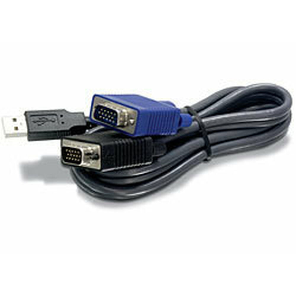 Cable KVM Trendnet TK-CU06              Negro 1.8 m