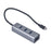Hub USB i-Tec C31HUBMETAL403 USB x 4 Gris