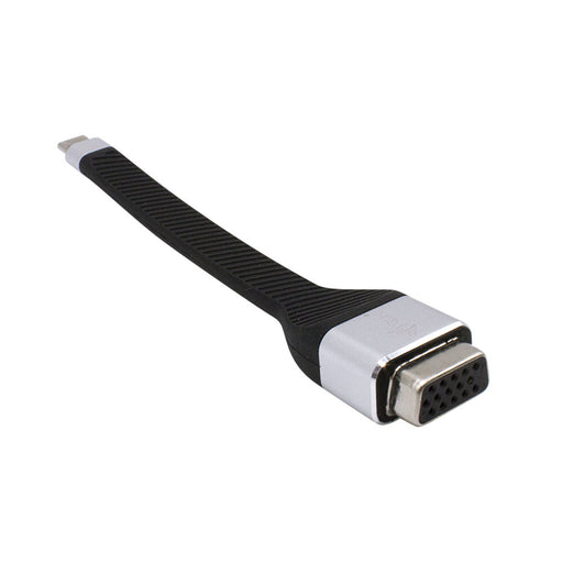 Adaptador USB C a VGA i-Tec C31FLATVGA60HZ       FHD Flexible Negro