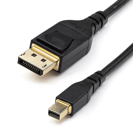 Cable DisplayPort Mini a DisplayPort Startech DP14MDPMM1MB         Negro