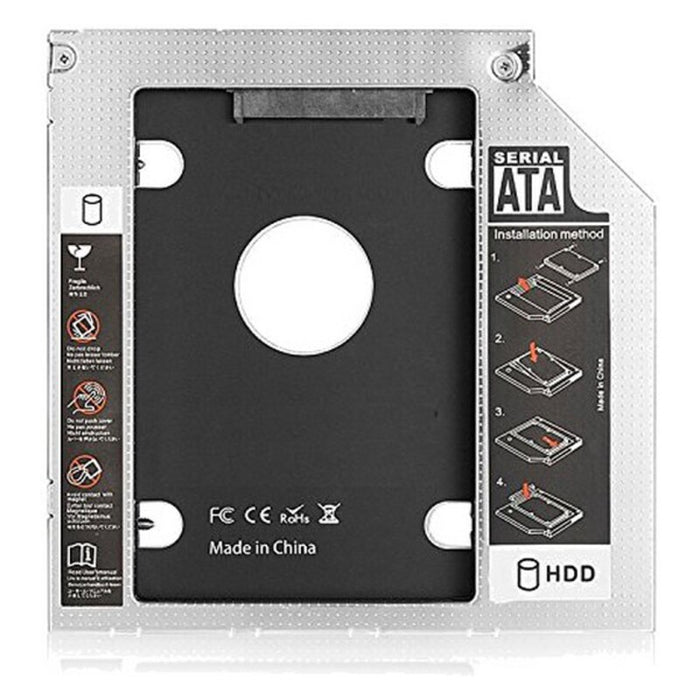 Adaptador HDD/SSD SATA para Unidad Óptica (9,5 mm) Ewent EW7003