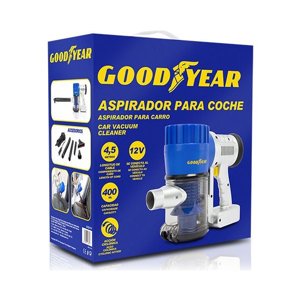 Aspirador Goodyear 12 V 400 ml 100 W
