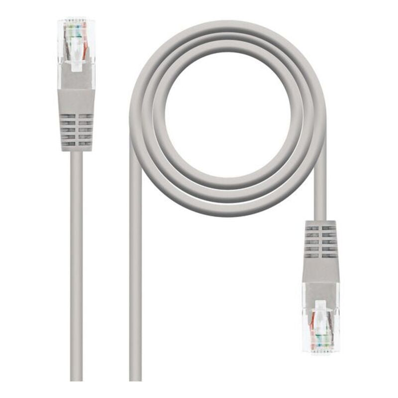 Cable de Red Rígido UTP Categoría 6 NANOCABLE 10.20.0415 Gris 15 m