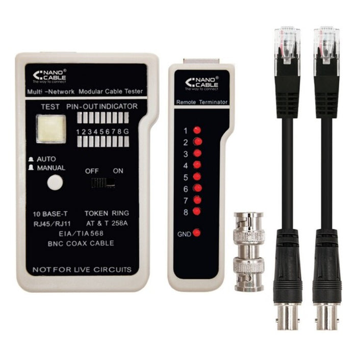 Cable de Red Rígido UTP Categoría 6 RJ11/RJ12/RJ45, coaxial NANOCABLE 10.31.0303